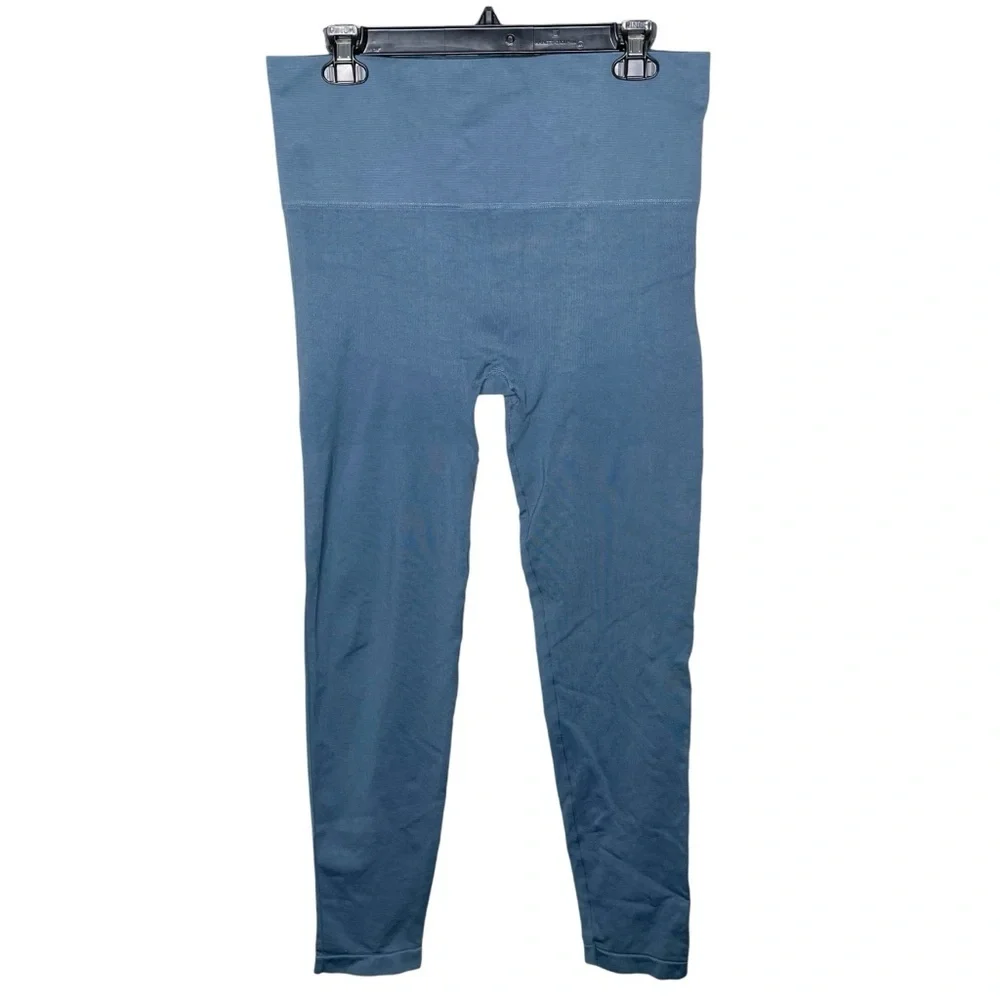 Blanqi Everyday Hipster Support Postpartum Maternity‎ Legging Blue XL
